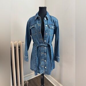 Zara Denim Trench Coat